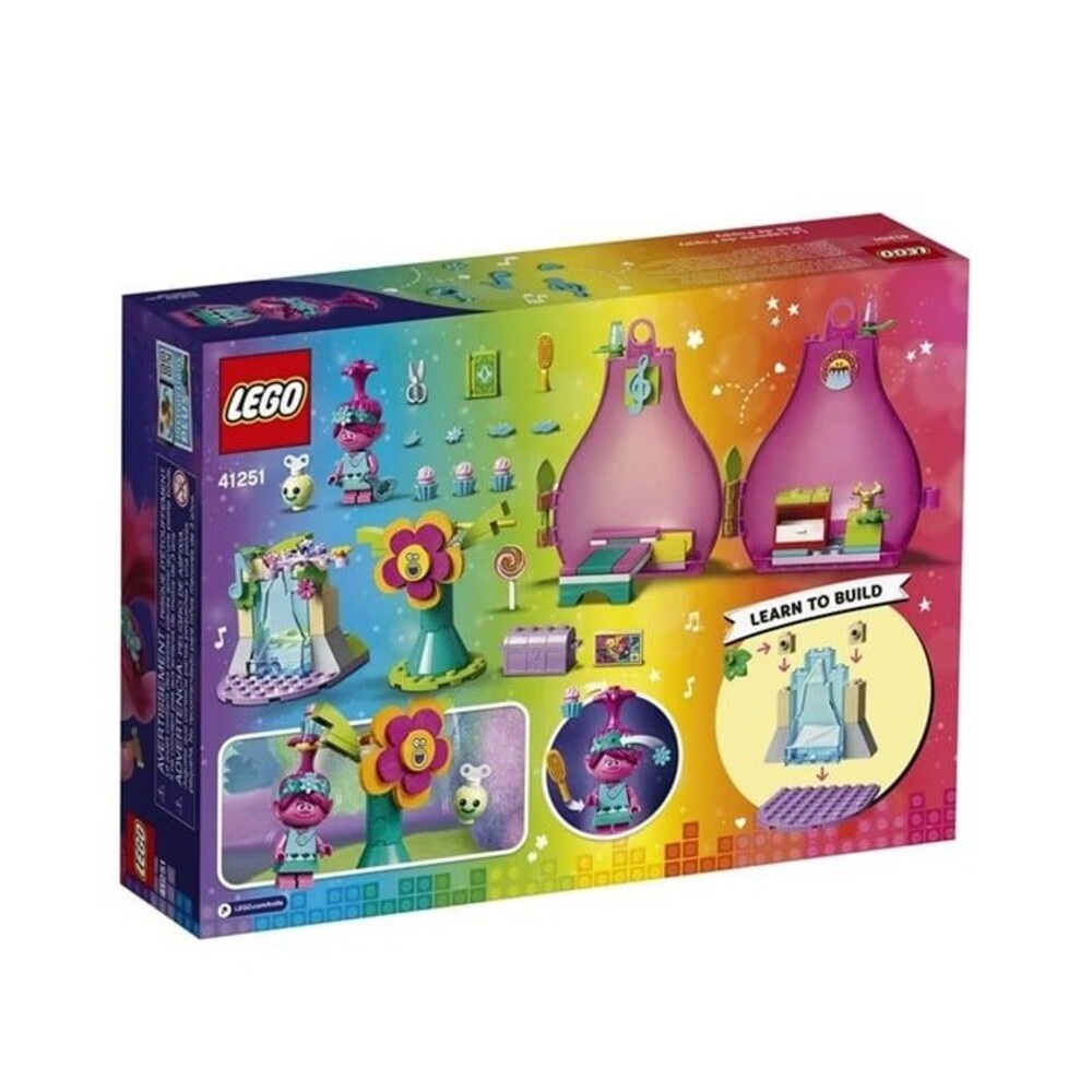 LEGO Trolls World Tour Poppy’s Pod 41251 Playhouse Building Kit with Poppy - Picture 5 of 6